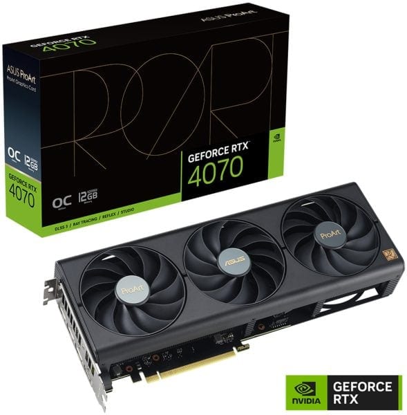 ASUS ProArt GeForce RTX 4070 OC 12GB Ekran Kartı a3