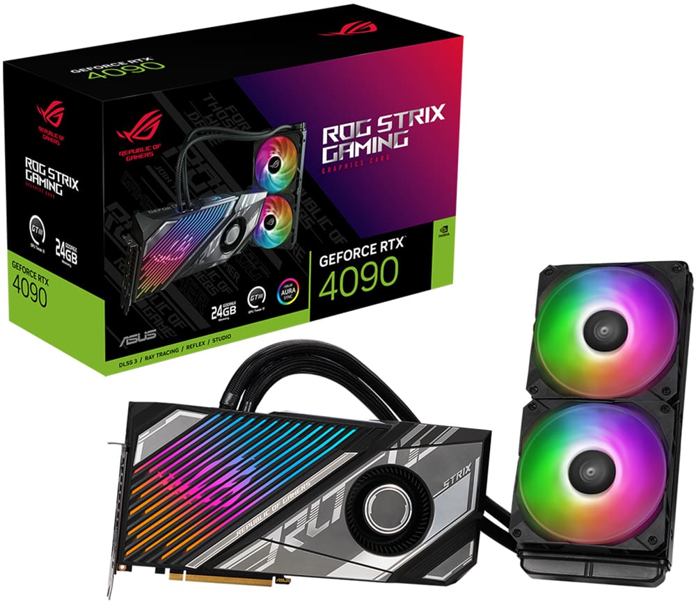 ROG Strix LC GeForce RTX™ 4090 24GB GDDR6X ROG Strix LC GeForce RTX™ 4090 24GB GDDR6X