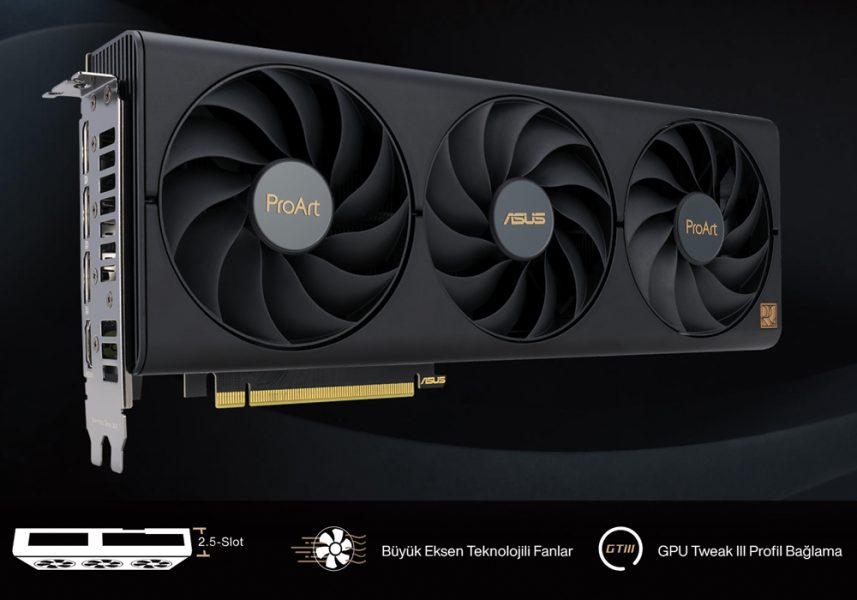 ASUS ProArt GeForce RTX 4070 OC 12GB Ekran Kartı a4
