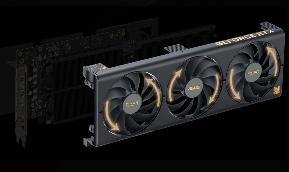 ASUS ProArt GeForce RTX 4070 OC 12GB Ekran Kartı a7