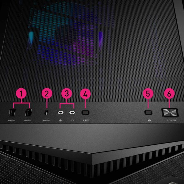 MSI GUNGNIR 300R ARGB Airflow Kasa a9