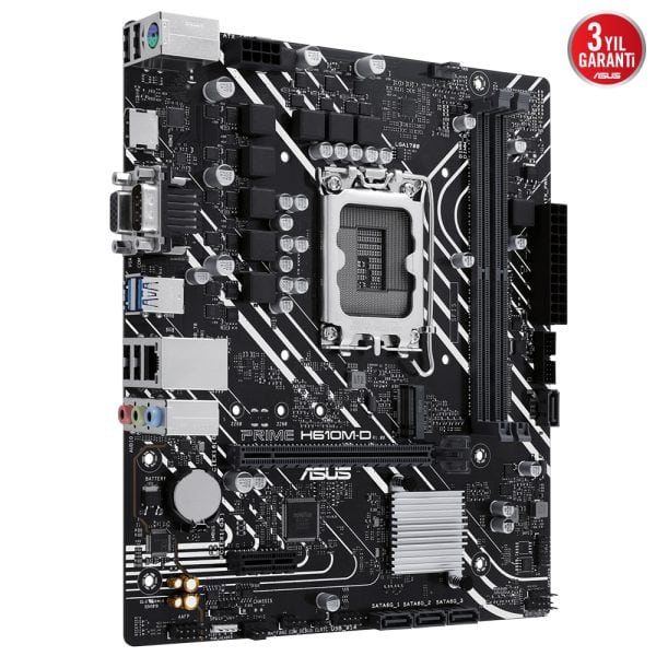 Asus Prime H610m D 5600mhz Ddr5 Soket 1700 M 2 Hdmi Vga Matx Anakart 2