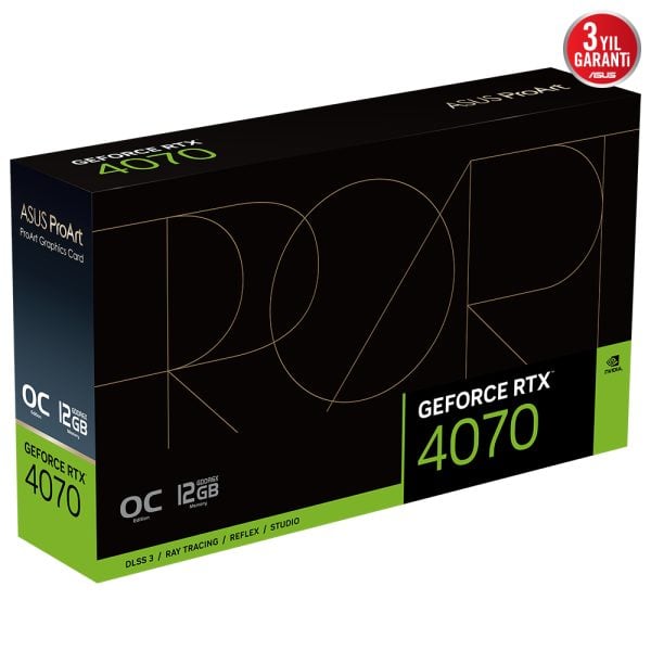 Asus Proart Geforce Rtx 4070 Oc 12gb Gddr6x 192 Bit Dlss 3 Ekran Karti Alan Wake 2 Geforce Rtx Bundle 13