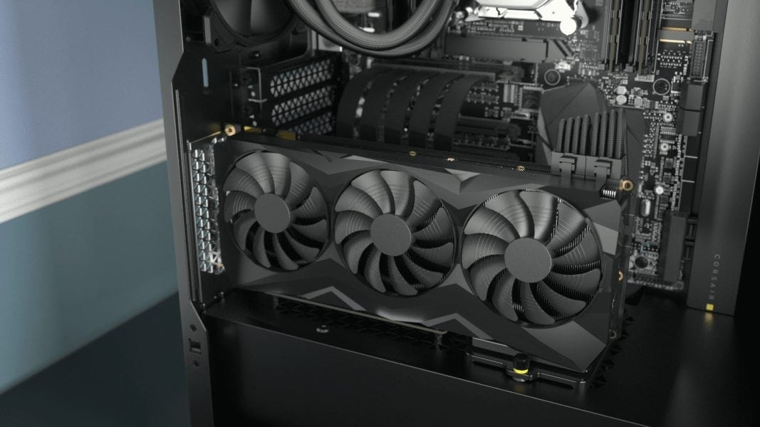 CORSAIR iCUE 4000X Siyah Kasa – DİKEY GPU MONTAJINA HAZIR