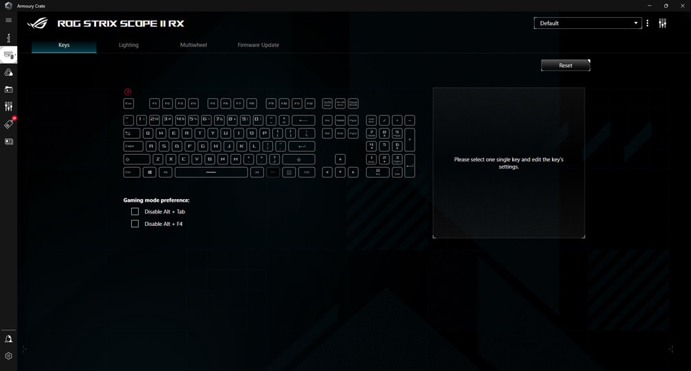 ROG Strix Scope II RX ASUS ROG Strix Scope II RX Gaming Klavye a11