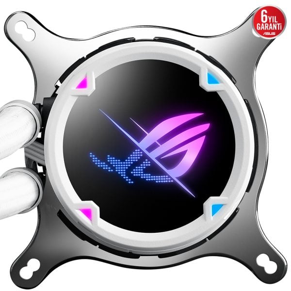 Asus Rog Strix Lc Ii 240 Argb V3 240mm Intel Amd Uyumlu Beyaz Islemci Sivi Sogutucu 3