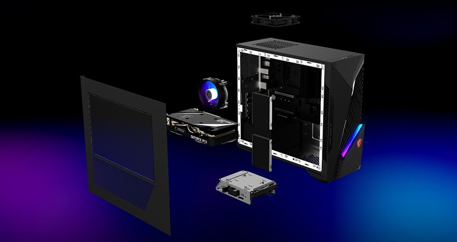 MSI MAG Infinite S3 13NUD-832EU Masaüstü Bilgisayar – KOLAY YÜKSELTME