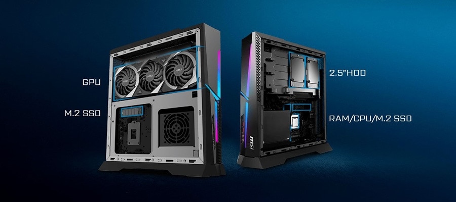 MSI MPG TRIDENT AS 13NUB7-625TR Masaüstü Bilgisayar – KOLAY YÜKSELTME