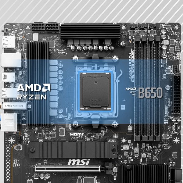 MSI PRO B650-S WiFi Anakart – ZARİF İŞ ORTAĞINIZ