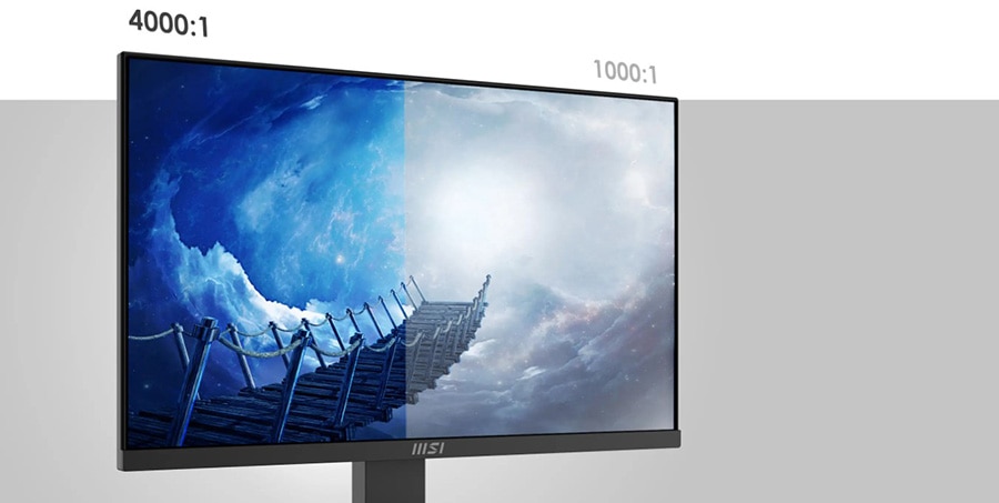 MSI PRO MP2412 23.8 inç Monitör – 4000:1 KONTRAST ORANI