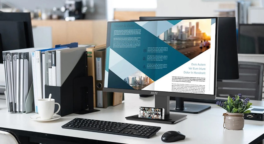 MSI PRO MP2412 23.8 inç Monitör – Eller Serbest! - Telefonunuz yakınınızda olsun