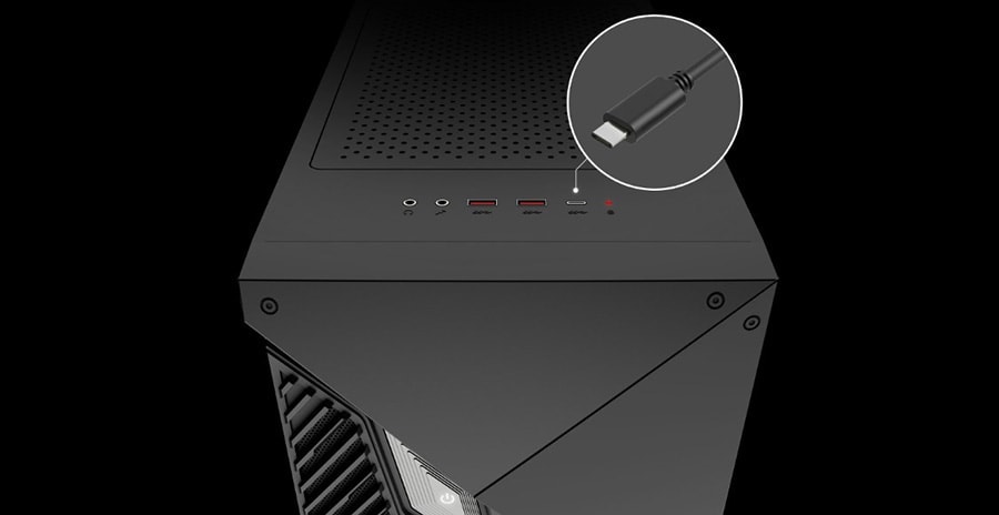 MSI MPG Infinite X2 13FNUG-019EU Masaüstü Bilgisayar – ÖN PANEL TYPE C TASARIMI