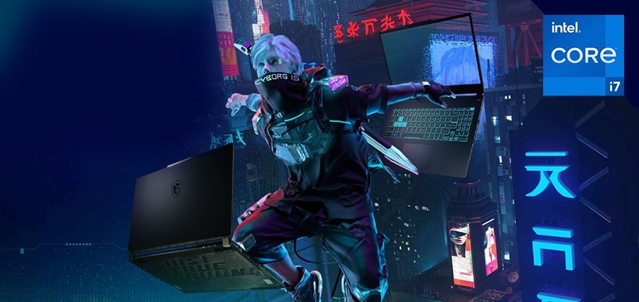 MSI CYBORG 15 A13VF-893XTR Intel Core i7-13620H 16GB DDR5 512GB SSD RTX4060 8GB 15.6 inç 144Hz Full HD Freedos Gaming Laptop 1