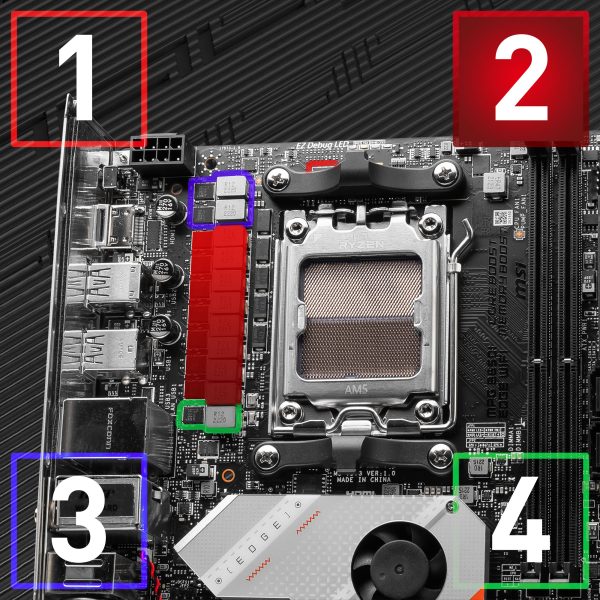 MSI MPG B650I EDGE WiFi Anakart – AMD Ryzen 7000 İşlemcileri Destekler