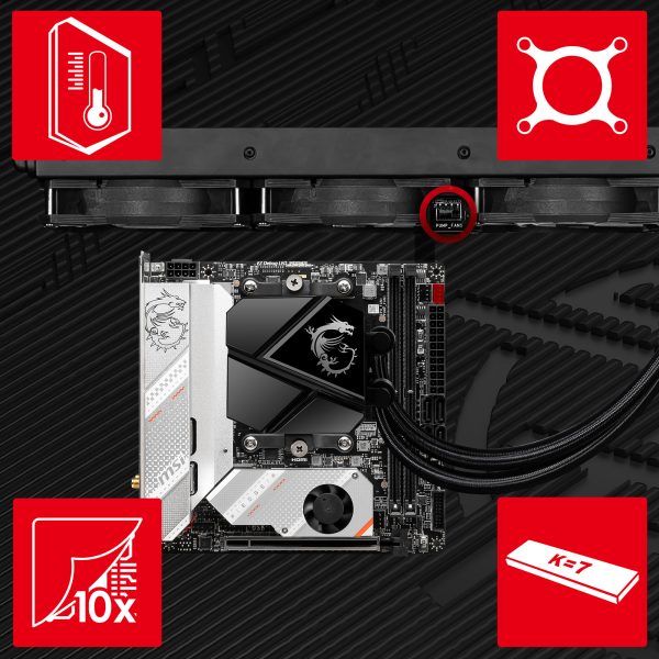 MSI MPG B650I EDGE WiFi Anakart – Direct 8+2 Faz VRM - 80A Akıllı Güç
