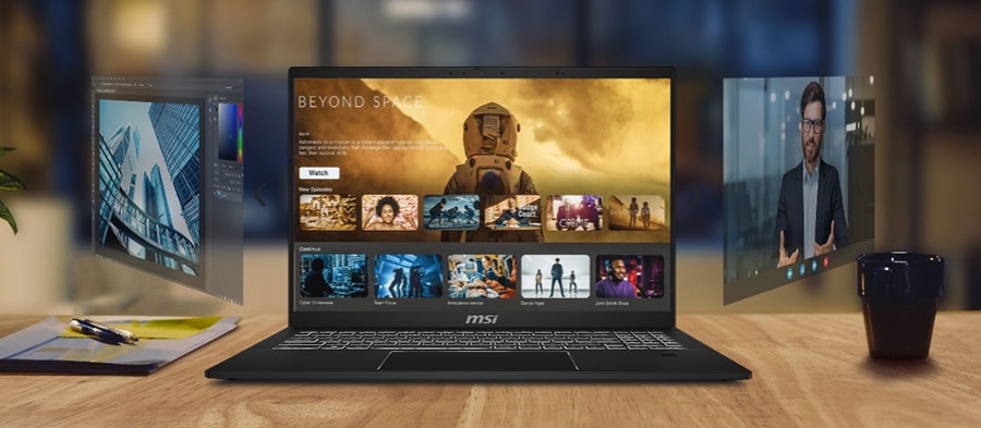 MSI SUMMIT E16 AI EVO A1MTG-015TR Intel Core Ultra 7-155H 32GB LPDDR5 1TB SSD Intel Arc Graphics 16 inç QHD+ 165Hz Windows 11 Pro Laptop 6