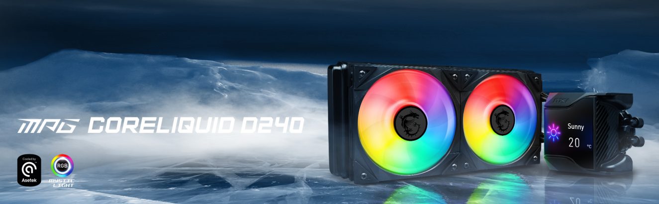 MSI MPG CORELIQUID D240 ARGB Sıvı Soğutucu a1