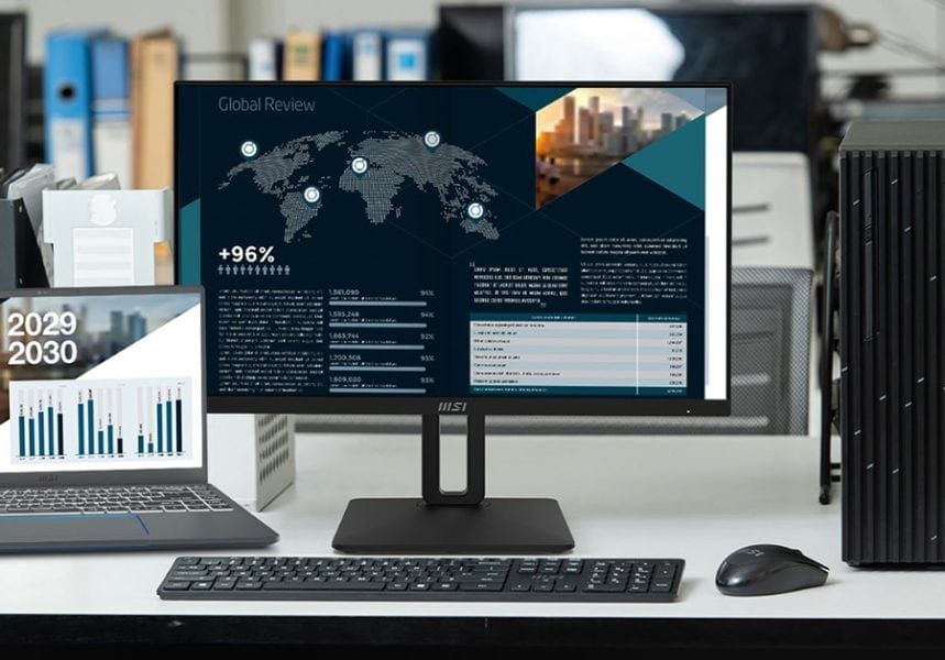 MSI PRO MP242AP 23.8 inç 100Hz 1Ms FLAT Monitör – Farklı cihazlar için farklı kaynaklar