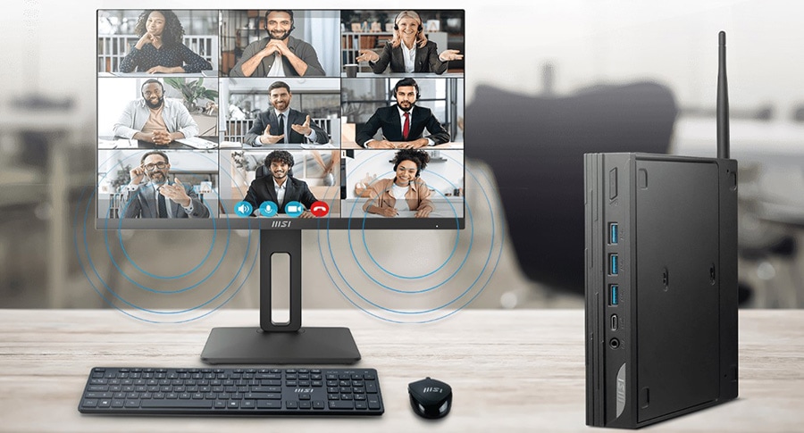 MSI PRO MP242AP 23.8 inç 100Hz 1Ms FLAT Monitör – Dahili Hoparlörler ile İhtiyacınız olan Her şeye kolayca erişin