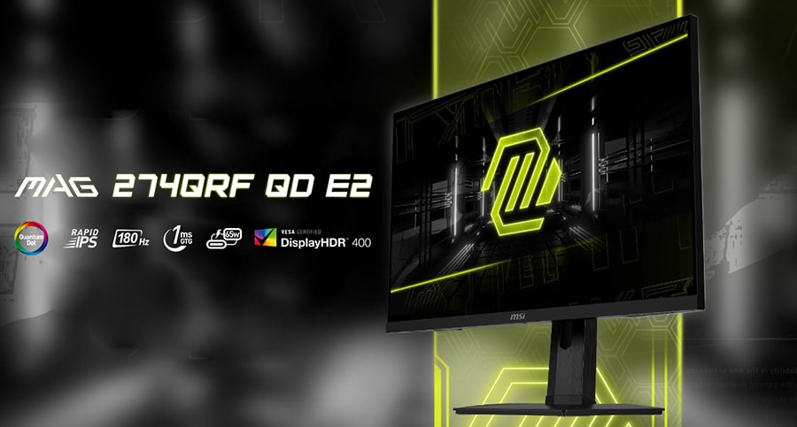 MSI MAG 274QRF QD E2 27 Gaming Monitör – görsel 2