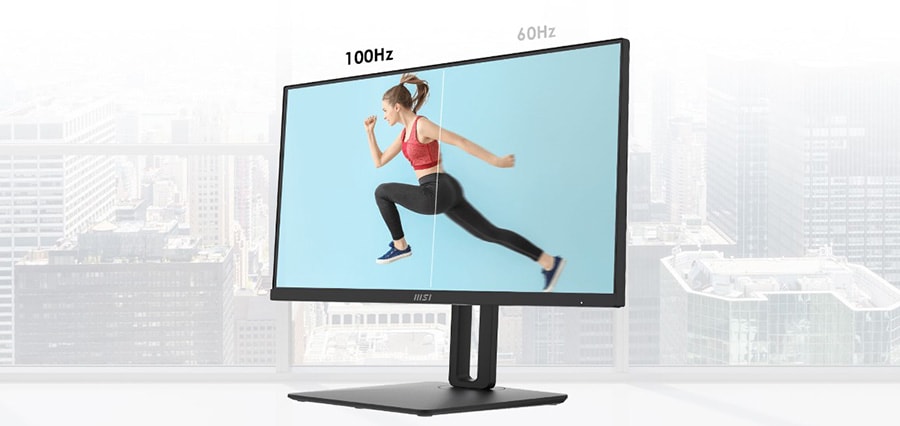 MSI PRO MP242AP 23.8 inç 100Hz 1Ms FLAT Monitör – 100Hz Yüksek tazeleme oranı