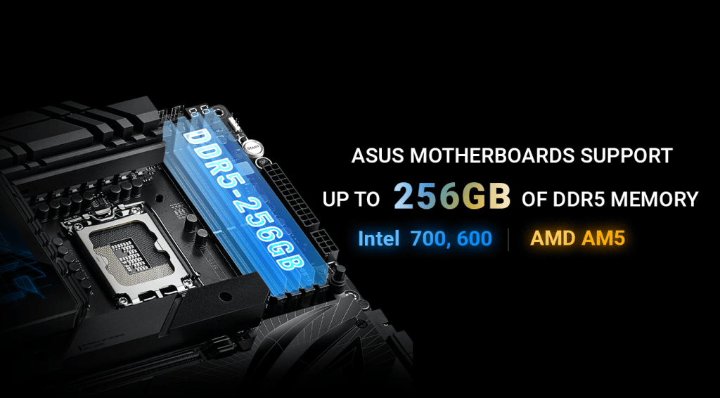 Asus Intel 700 600 Serisi Ve Amd Am5