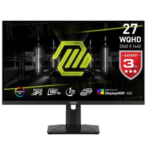 Msi Mag 274qrf Qd E2 27 Inc 180 Hz 1ms Wqhd Adaptive Sync Rapid Ips Gaming Monitor Y