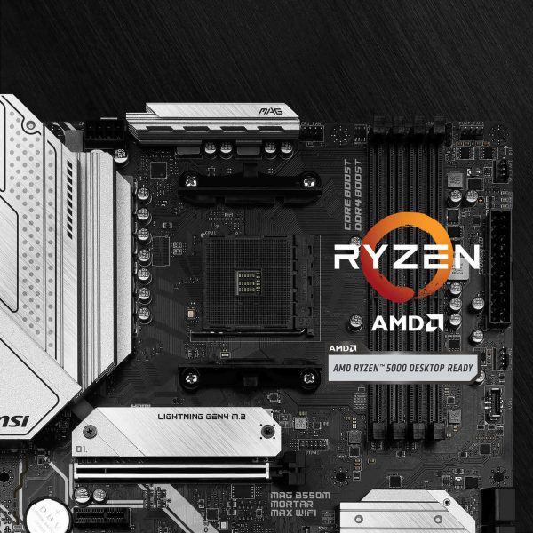 MSI MAG B550M Mortar Max WiFi Anakart – RYZEN 5000 İÇİN HAZIR