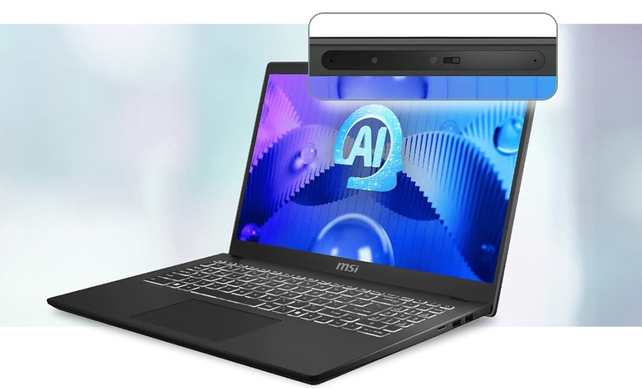 MSI MODERN 15 H AI C1MG-014TR Laptop – Webcam kilidi