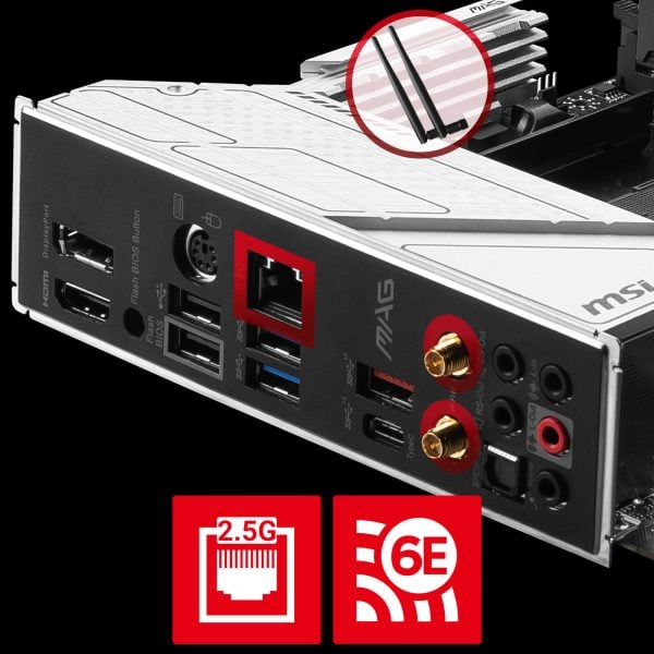 MSI MAG B550M Mortar Max WiFi Anakart – 4 X DDR4 DUAL CHANNEL (4400 MHZ HIZAŞIRTMALI)