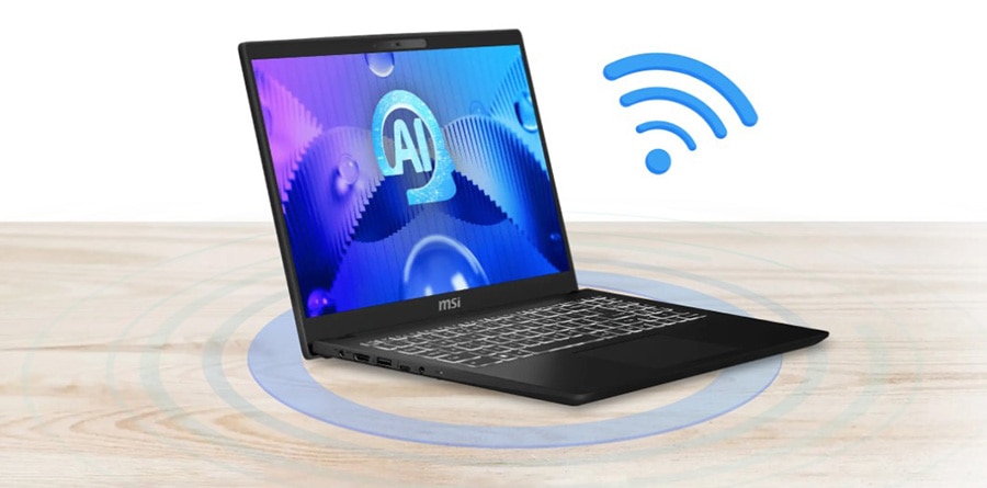 MSI MODERN 15 H AI C1MG-014TR Laptop – Bağlantıdan ödün vermeyin