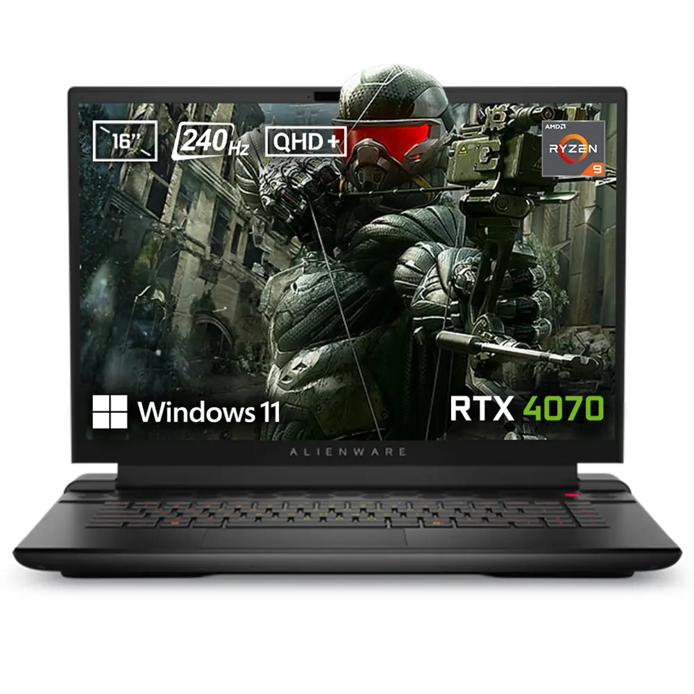 Dell Alienware M16 R1 Awm16amdr9hx70wh Amd Ryzen 9 7845hx 32gb Ddr5 1tb Ssd Rtx4070 8gb 16 Inc 240hz Qhd Windows 11 Home Gaming Laptop Yyh1