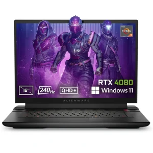 Dell Nb Gaming Aw M16 R1 Awm16amdr9hx80wh Amd Ryzen 9 7845hx 32gb Ddr5 1tb Ssd Rtx4080 12gb 16 Inc 240hz Qhd W11 Home Gaming Laptop Yyh1