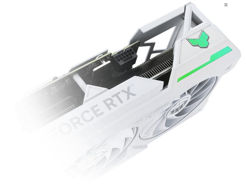 ASUS TUF Gaming GeForce RTX™ 4070 Ti SUPER 16GB GDDR6X White OC Edition ASUS TUF Gaming GeForce RTX 4070 Ti SUPER OC 16GB Beyaz Ekran Kartı a11