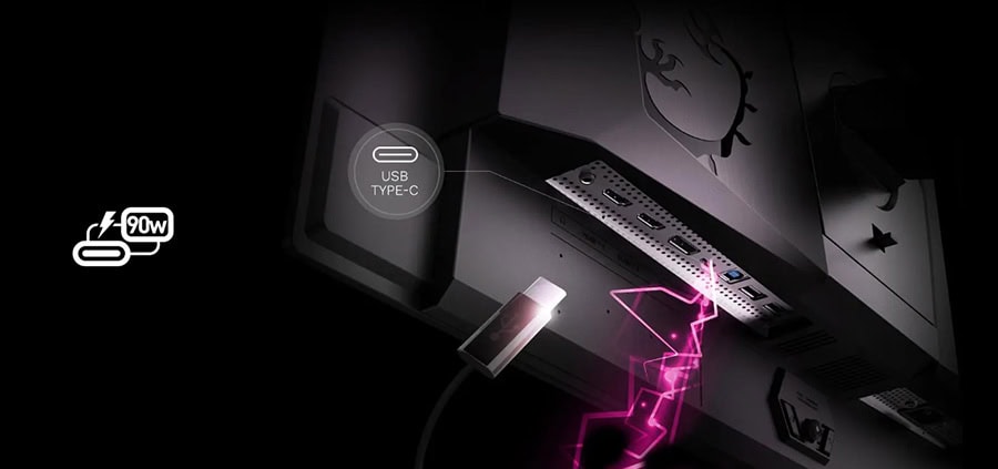 MSI MPG 271QRX Gaming Monitör – Type-C Portu