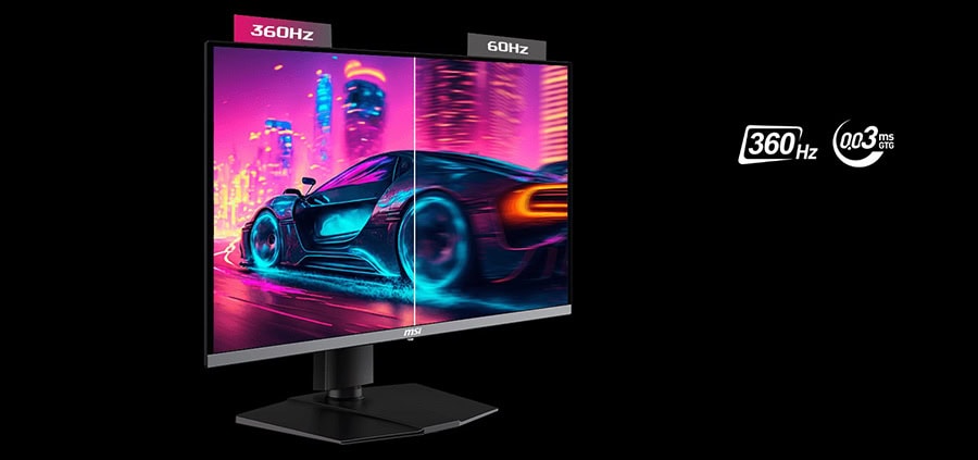 MSI MPG 271QRX Gaming Monitör – 360HZ TAZELEME ORANI + 0.03MS TEPKİ SÜRESİ