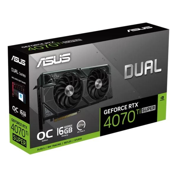 Asus Dual Rtx 4070 Ti Super Oc 16gb Gddr6x 256 Bit Dlss 3 Ekran Karti 12