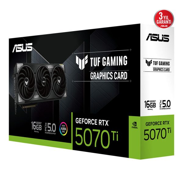 Asus Tuf Gaming Geforce Rtx 5070 Ti 16gb Gddr7 256 Bit Dlss 4 Ekran Karti 9
