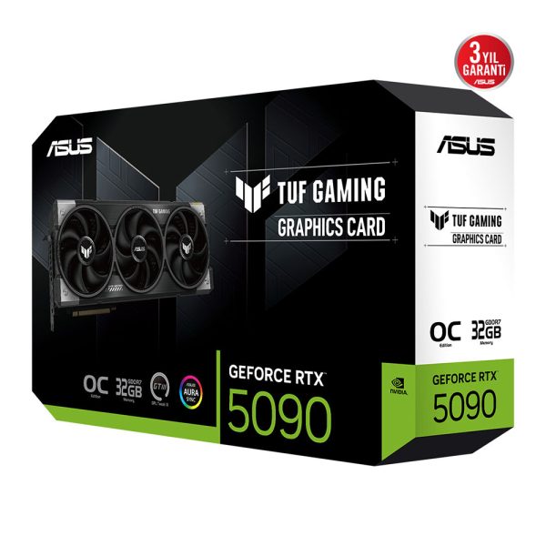 Asus Tuf Gaming Geforce Rtx 5090 Oc 32gb Gddr7 512 Bit Dlss 4 Ekran Karti Y11