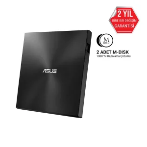 Asus Zendrive U7m Sdrw 08u7m U Siyah M Disc Destekli Harici Ince Dvd Yazici 1