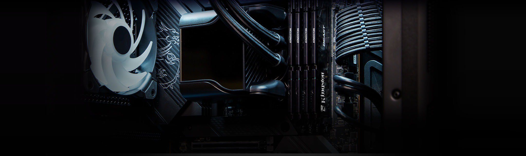 Kingston Beast Black 32gb (2x16gb) 5200mhz Cl36 Ddr5 Ram (kf552c36bbek2 32tr) H11