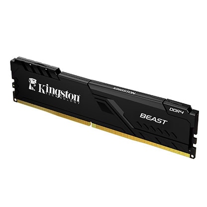 Kingston Beast Black 8gb 3600mhz Cl17 Intel Xmp 2.0 Ddr4 Ram (kf436c17bb 8tr) H1