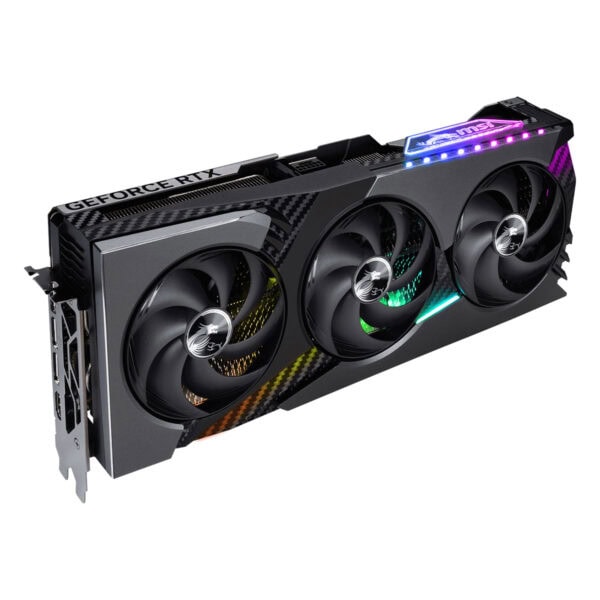 Yüksek performanslı MSI GeForce RTX ekran kartı, RGB aydınlatmalı ve soğutmalı özellikleriyle oyun ve grafik tasarım için ideal. Üç fanlı, güçlü ve dayanıklı.