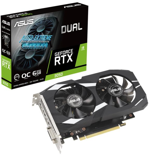 ASUS DUAL GeForce RTX 3050 OC 6GB GDDR6 96 Bit Ekran Kartı h3