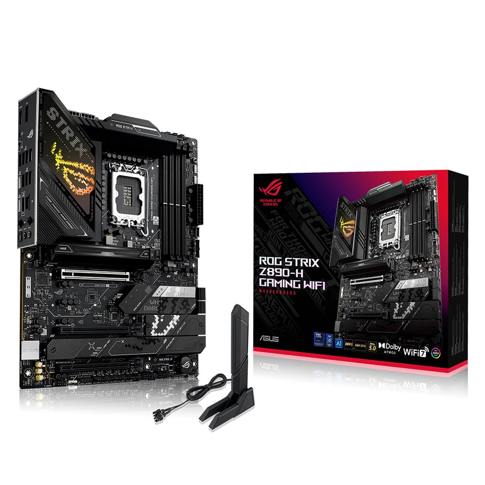 Asus Rog Strix Z890 H Gaming Wifi 9066mhz Oc Ddr5 Soket Lga1851 M 2 Hdmi Dp Atx Anakart 1