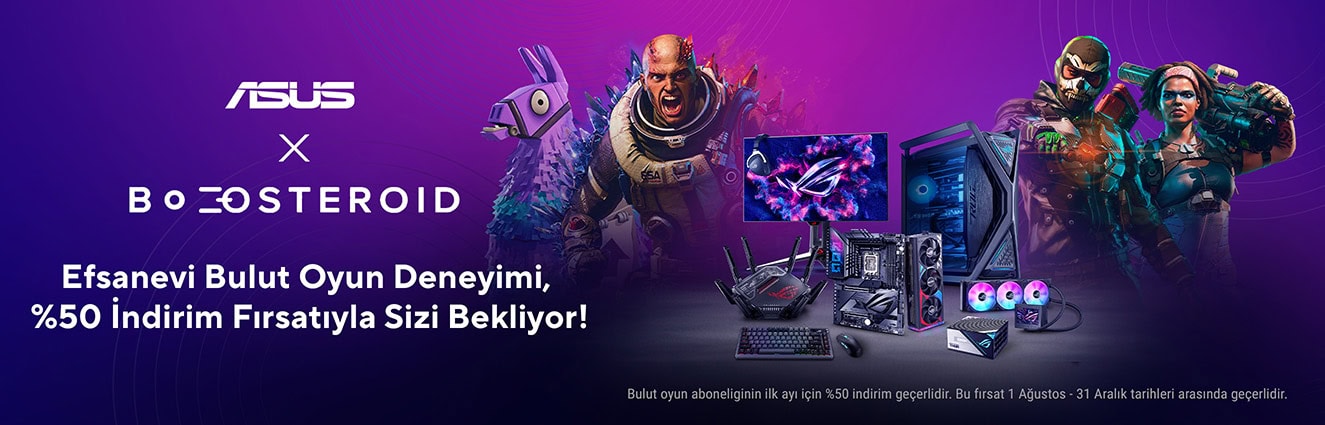 Asus Ve Boosteroid Ozel Bulut Oyun Hizmeti Paketi Teklifini Duyurdu