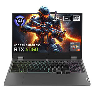 Lenovo Loq 15ahp9 83dx008dtr Amd Ryzen 5 8645hs 8gb Ddr5 512gb Ssd Rtx4050 6gb 15 6 Inc 144hz Full Hd Freedos Gaming Laptop Yyy1