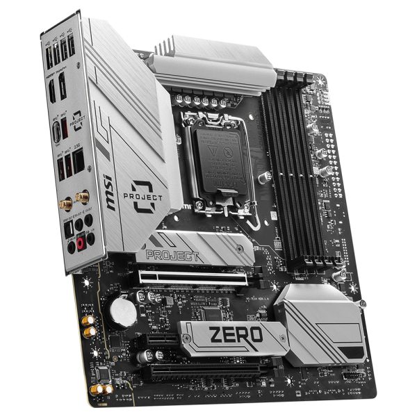 Msi B760m Project Zero 7800mhz Oc Ddr5 Soket Lga1700 M 2 Hdmi Dp Matx Anakart 4