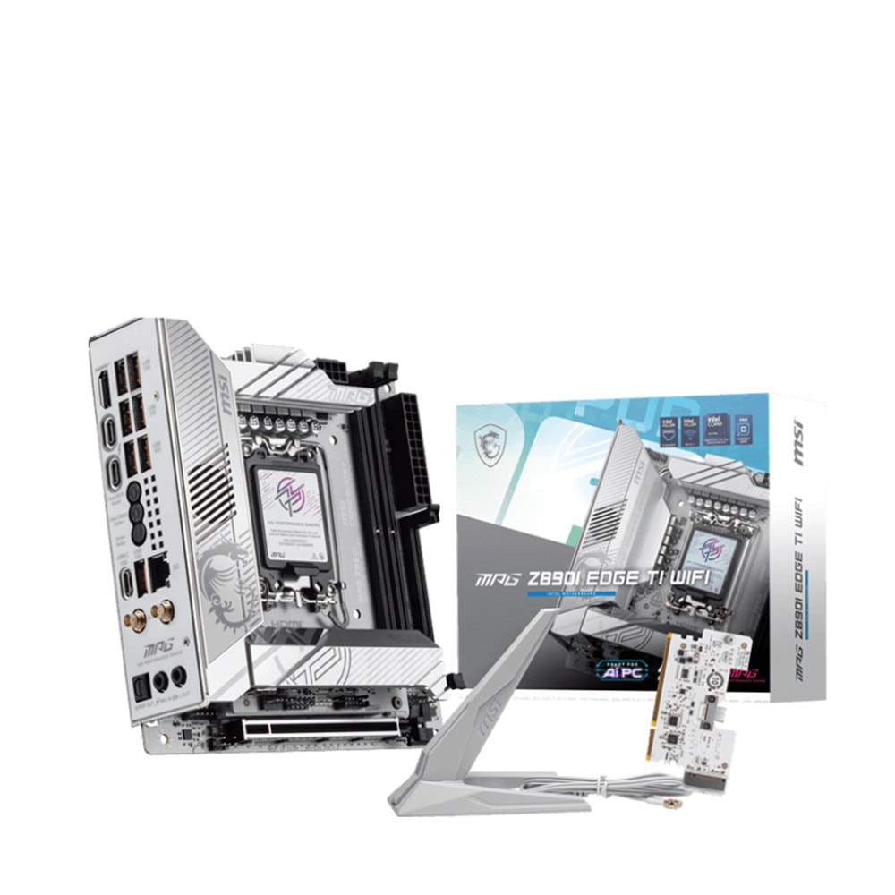 Msi Mpg Z890i Edge Ti Wifi 8600mhz Oc Ddr5 Soket Am5 M 2 Hdmi Dp Thunderbolt Mini Itx Anakart 1