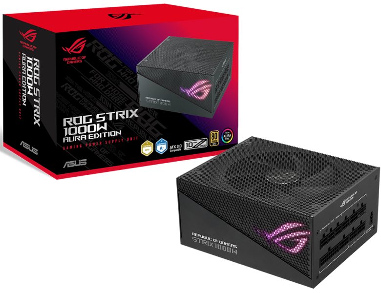 ROG STRIX 1000W Gold Aura Edition ASUS ROG STRIX 1000G AURA PSU yh1